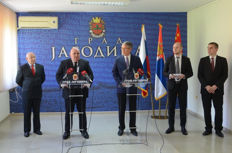 Ambasador Rusije Aleksandar Čepurin posetio Jagodinu - 20.04.2018. godine
